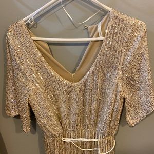 NWOT never worn maxi sequin dress!!!